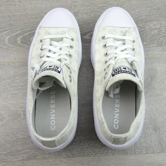 Converse Chuck Taylor All Star Move OX Floral Shoes Women's Size 8 NEW - Picture 8 of 15